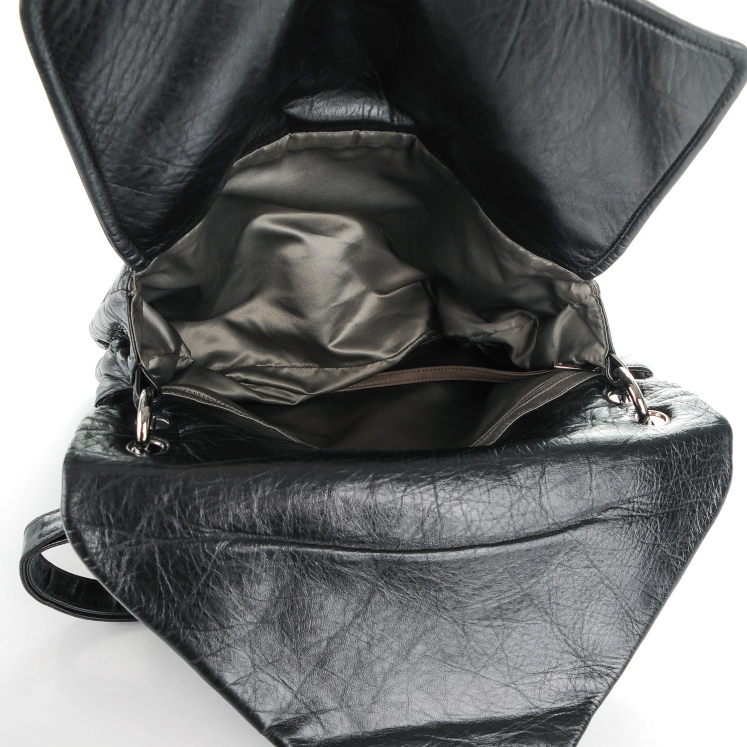 Chanel Lambskin Quilted Padded Envelope Flap Black 5 of 7
