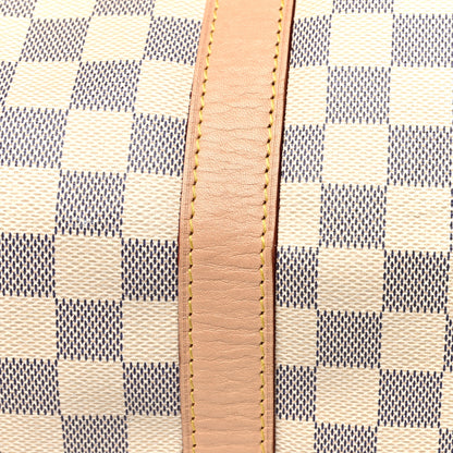 Louis Vuitton Damier Azur Keepall Bandouliere 55 13 of 18