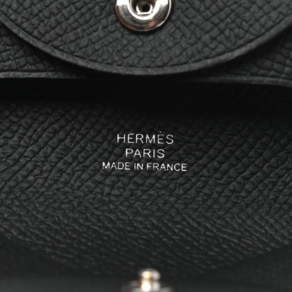 Hermes Epsom Bastia Coin Purse Black 6 of 8