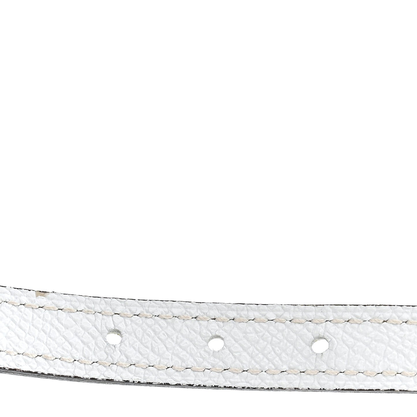 Swift Epsom 13mm H Kelly Belt 80 Jaune Poussin White