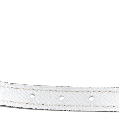 Hermes Swift Epsom 13mm H Kelly Belt 80 Jaune Poussin White 6 of 8
