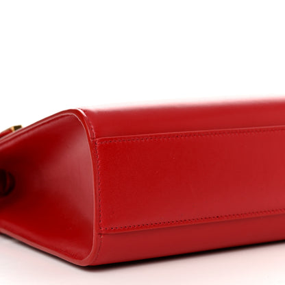 Saint Laurent Smooth Calfskin Manhattan Shoulder Bag Rouge Eros 8 of 10