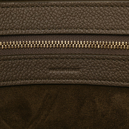 Celine Soft Grained Calfskin Small Belt Cabas Phantom Taupe 6 of 10