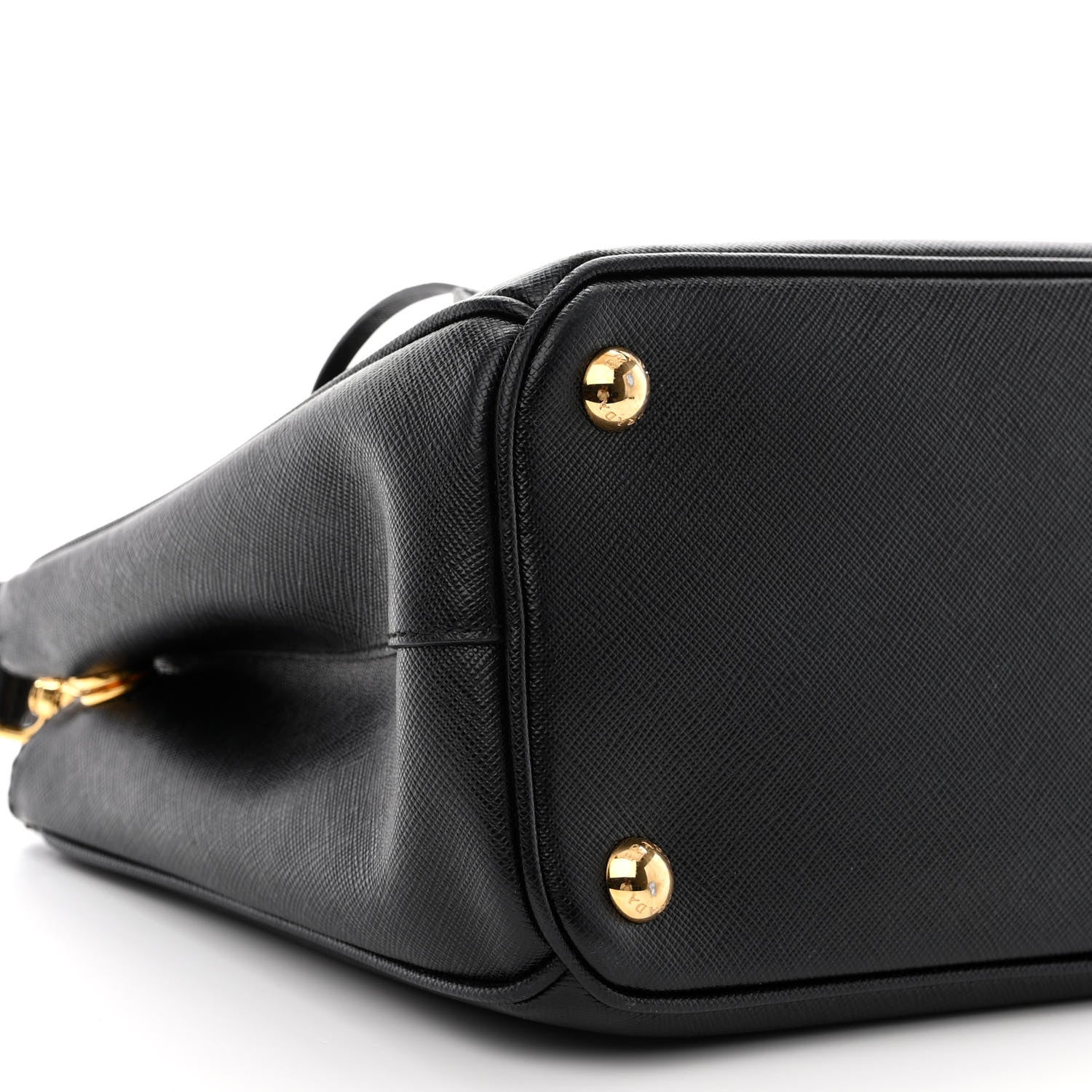 Prada Saffiano Small Galleria Double Zip Tote Black 9 of 16