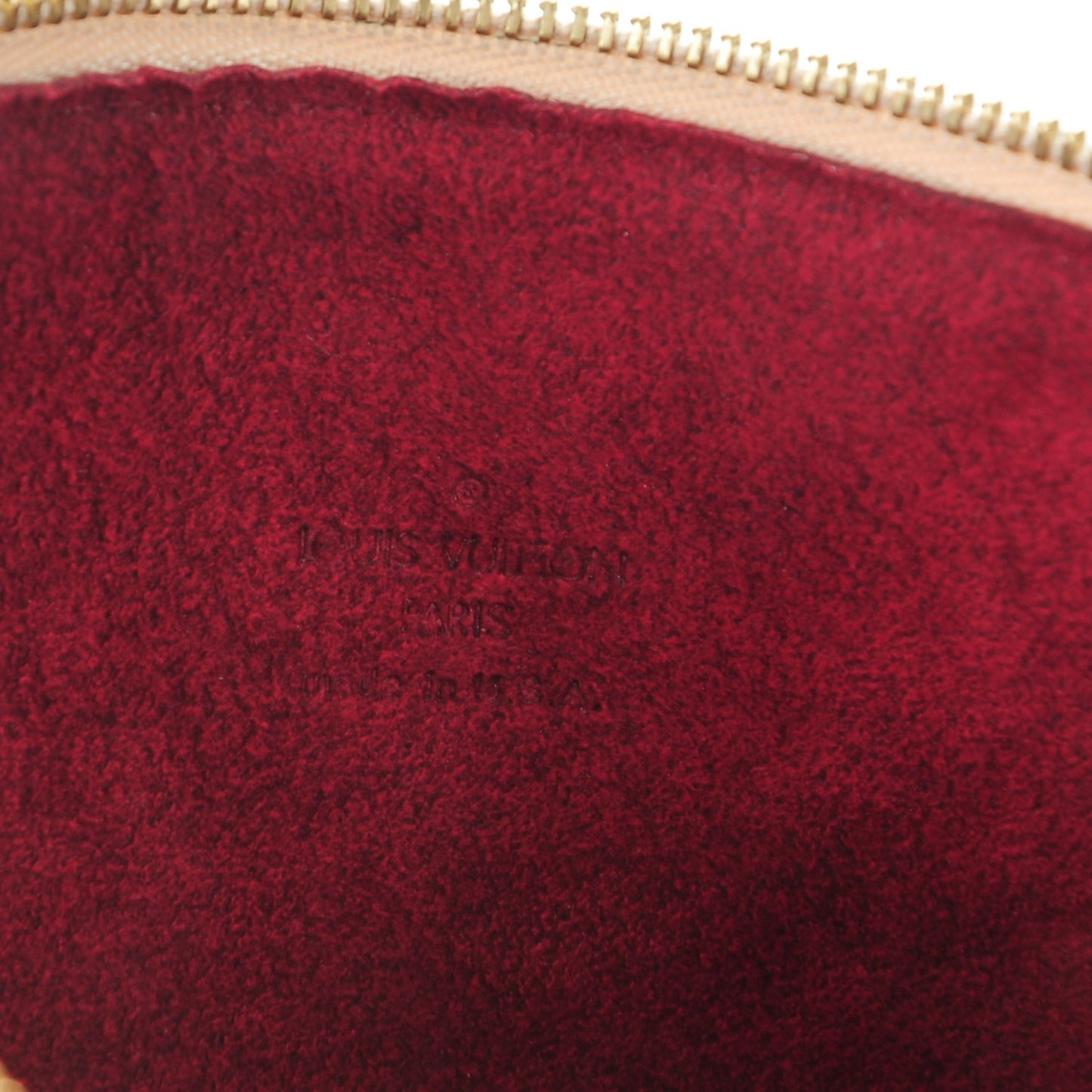 Monogram Multicolor Pochette Accessories White