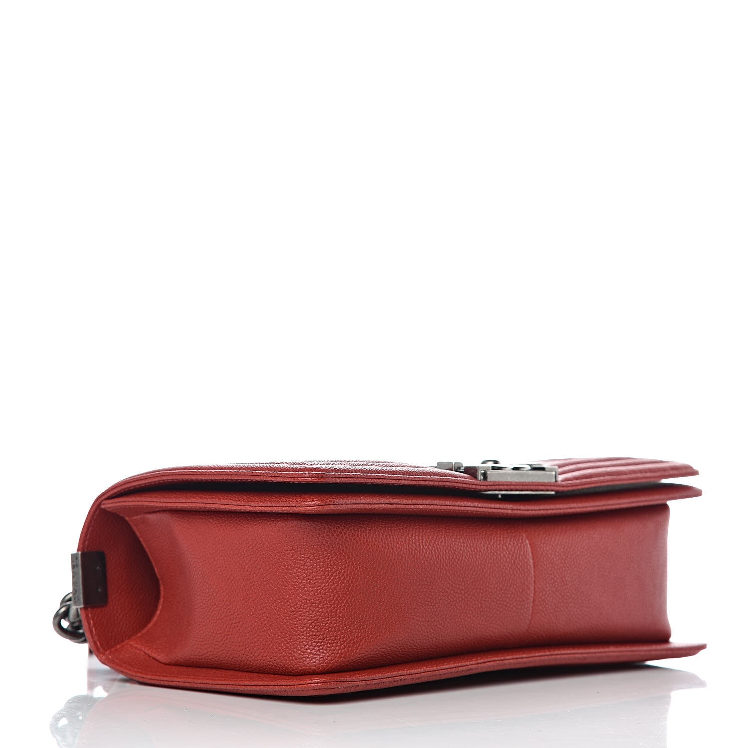 Chanel Caviar Quilted Medium Boy Flap Red 4 of 10