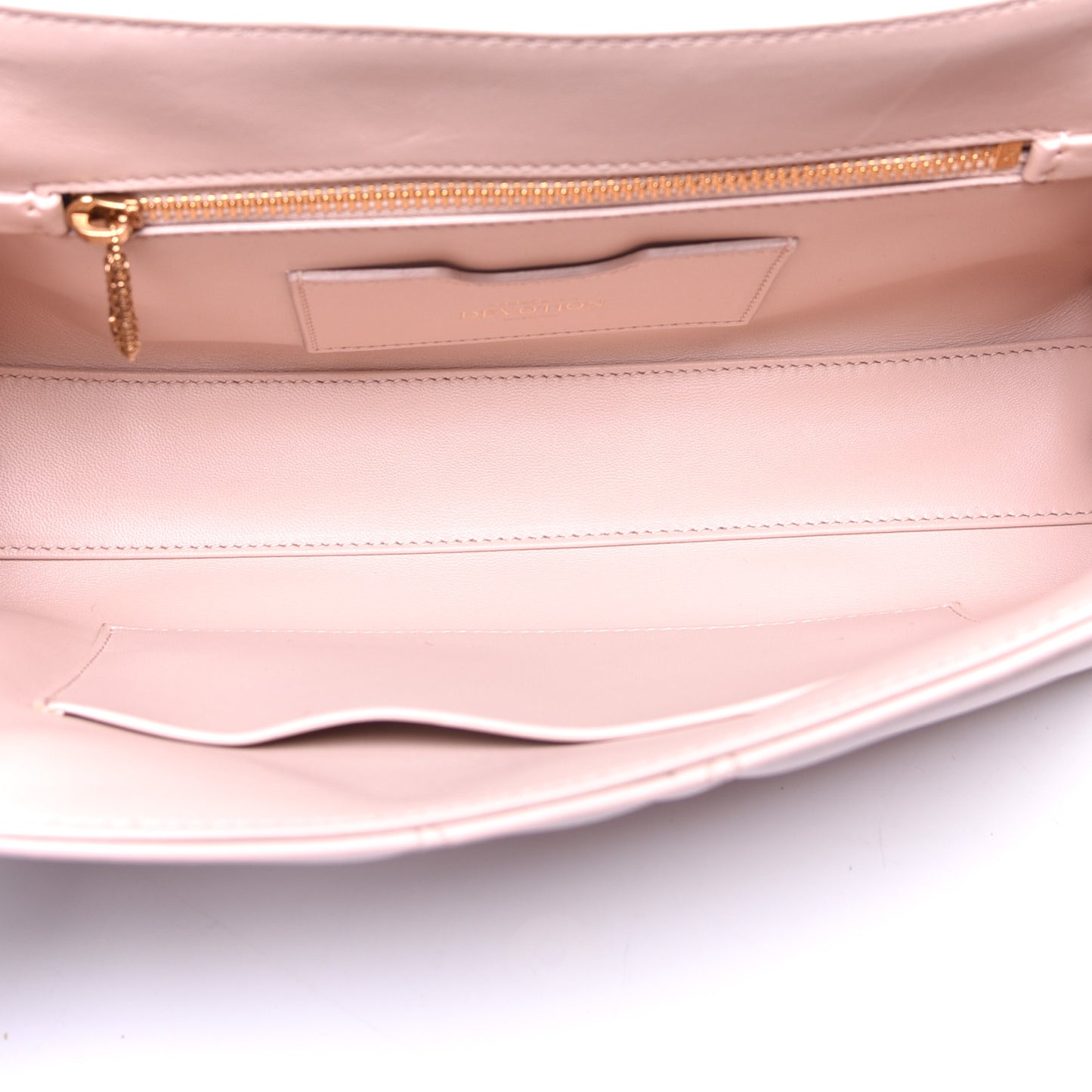 Nappa Quilted Large Devotion Bag Pale Pink