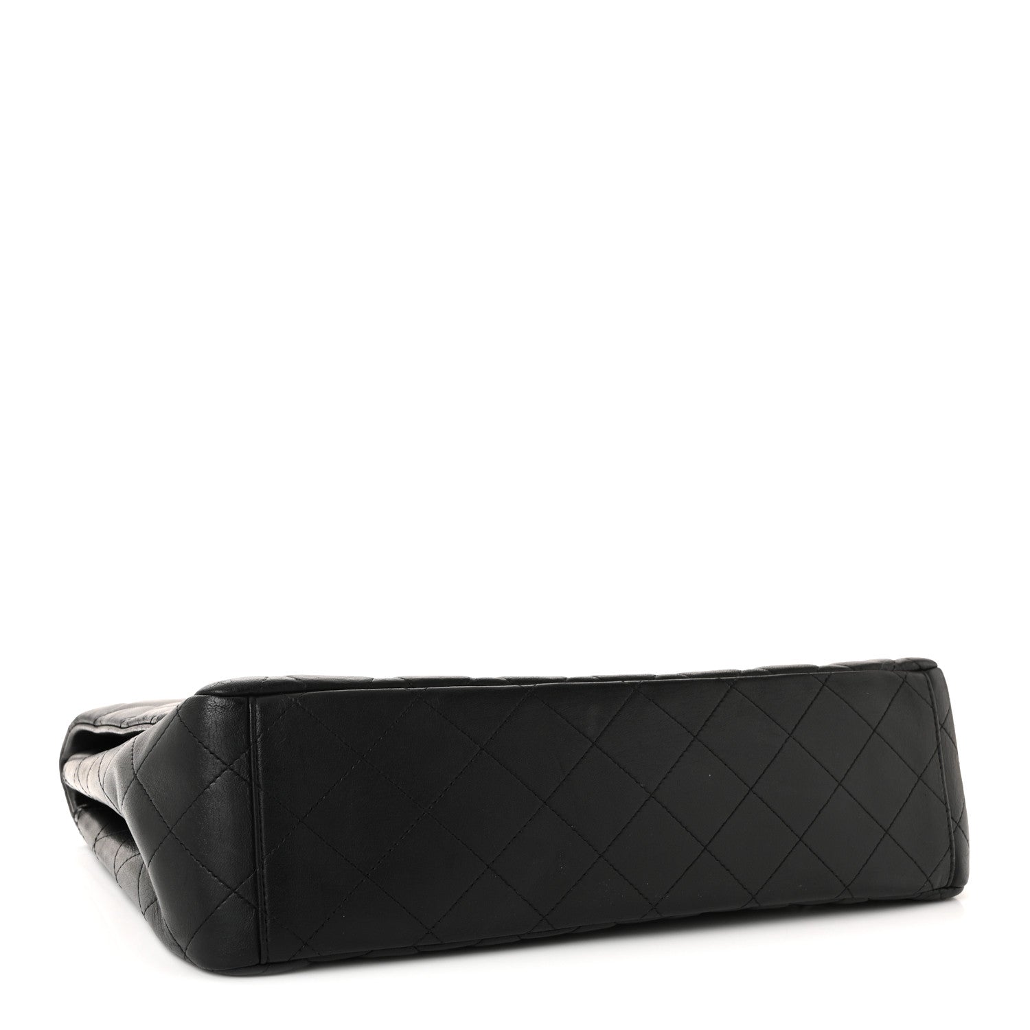Chanel Lambskin Quilted Maxi Single Flap Black 4 of 10