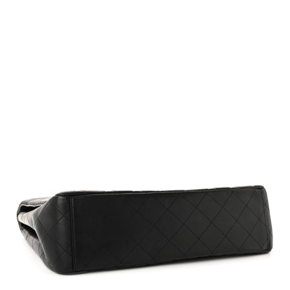 Chanel Lambskin Quilted Maxi Single Flap Black 4 of 10
