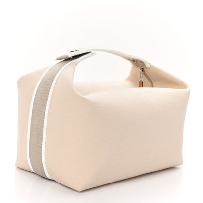 Hermes Canvas Large Bride-A-Brac Pouch Natural 3 of 9