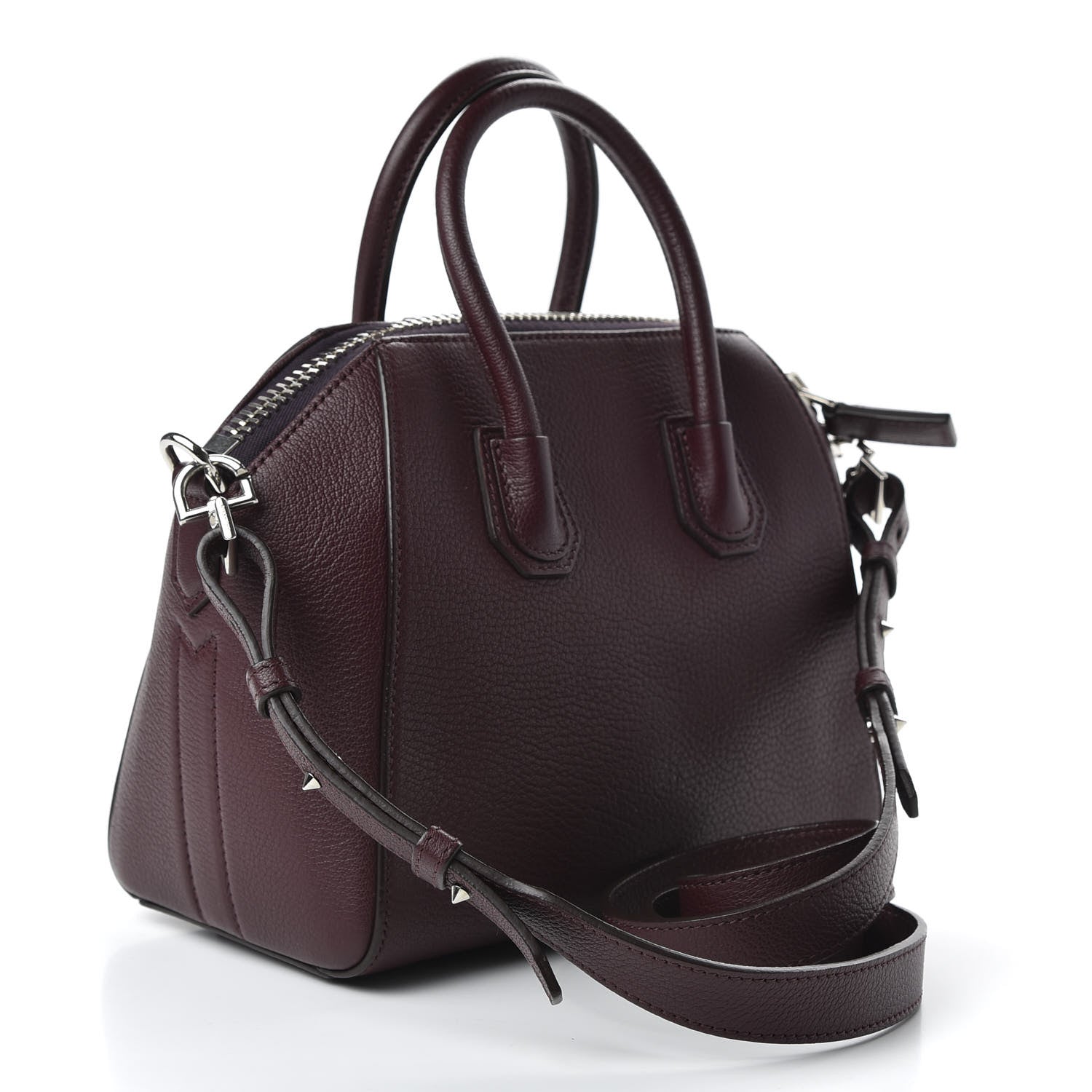 Givenchy Sugar Goatskin Mini Antigona Oxblood 3 of 11