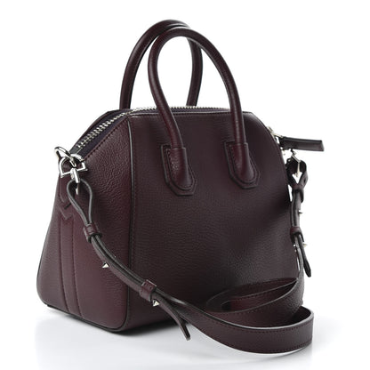 Givenchy Sugar Goatskin Mini Antigona Oxblood 3 of 11