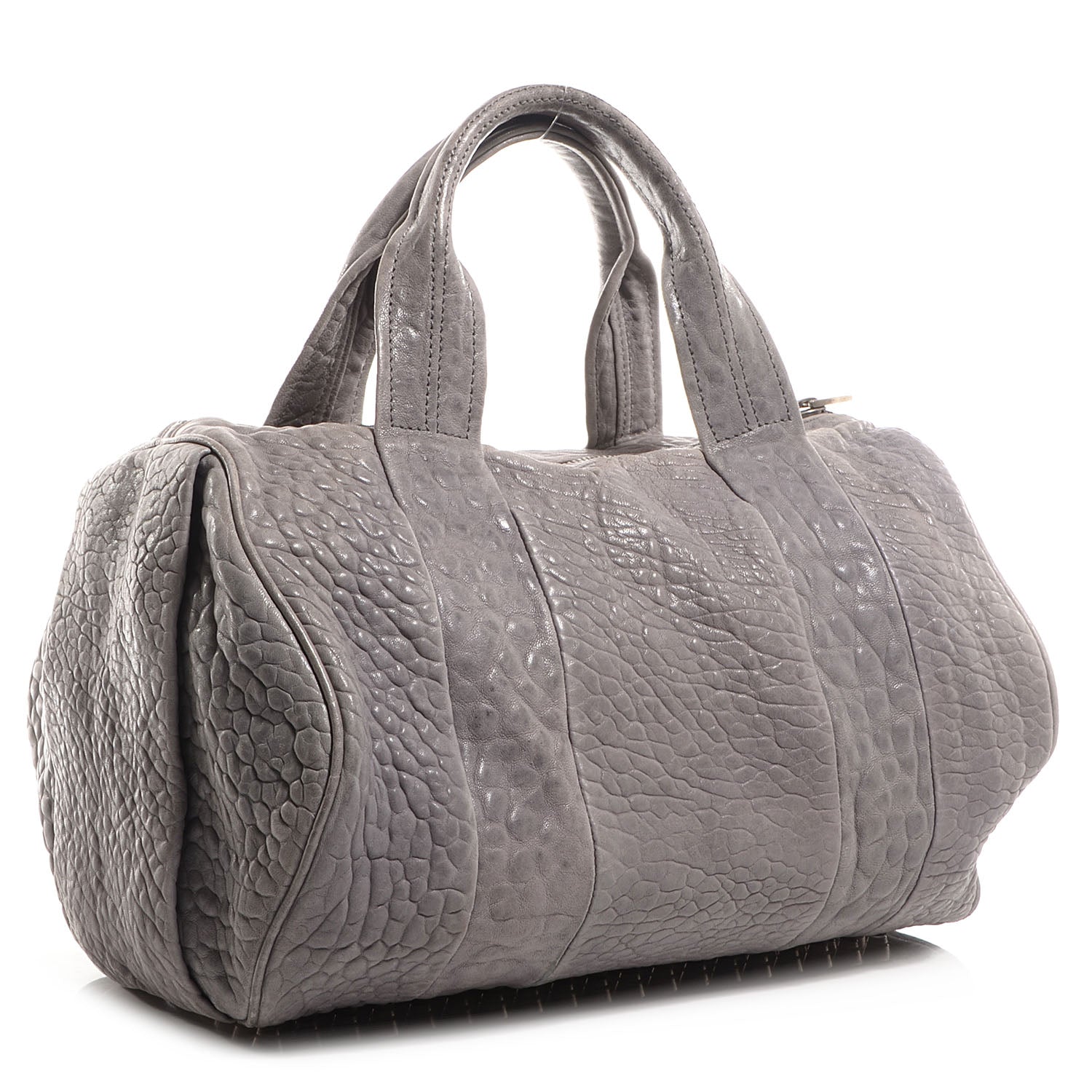 Alexander Wang Pebbled Lambskin Rocco Grey 3 of 6