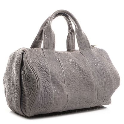 Alexander Wang Pebbled Lambskin Rocco Grey 3 of 6