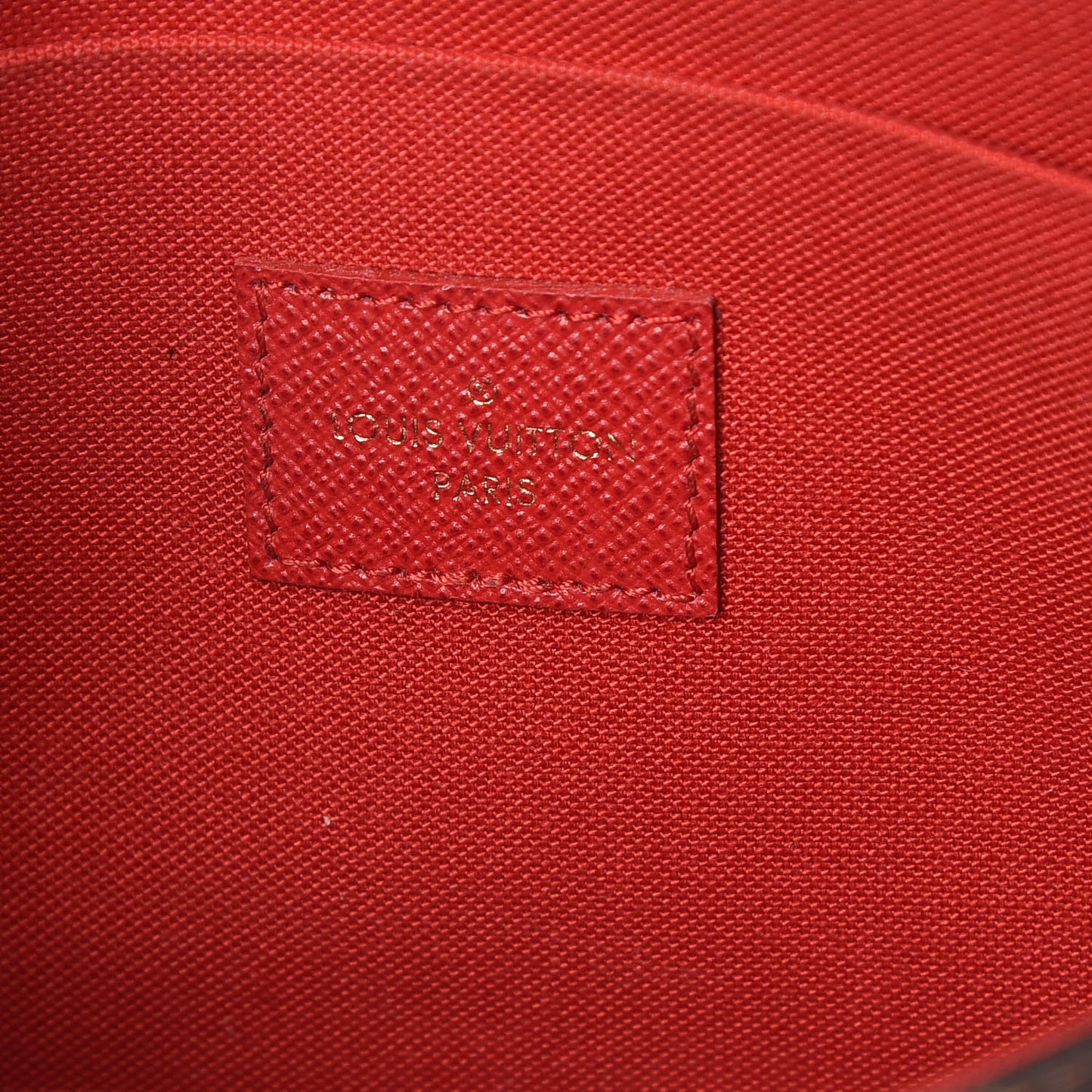 Damier Ebene Pochette Felicie Chain Wallet