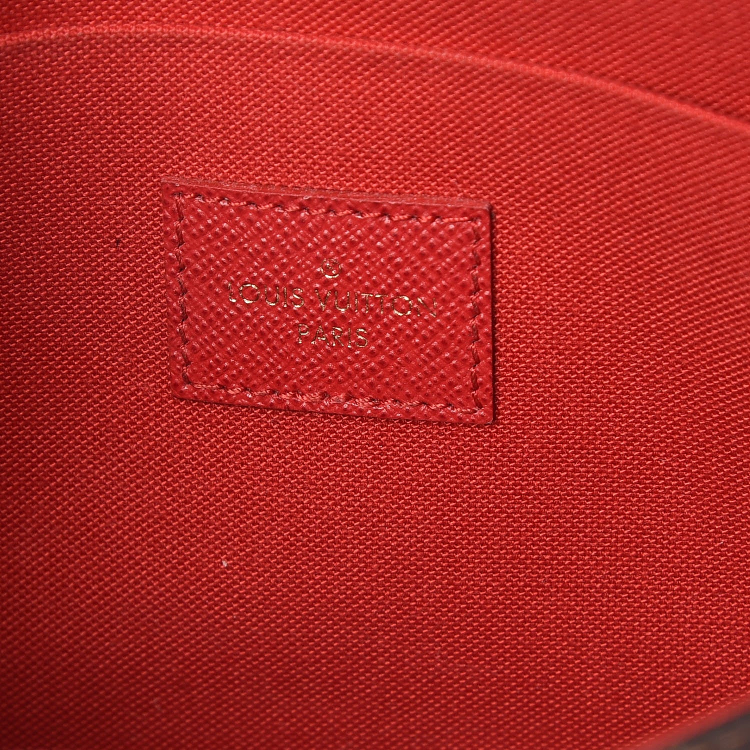 Louis Vuitton Damier Ebene Pochette Felicie Chain Wallet 7 of 15