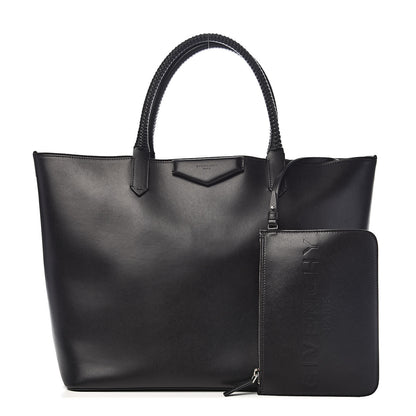 Givenchy Calfskin Large Antigona Whipstitch Handle Tote Black 1 of 10