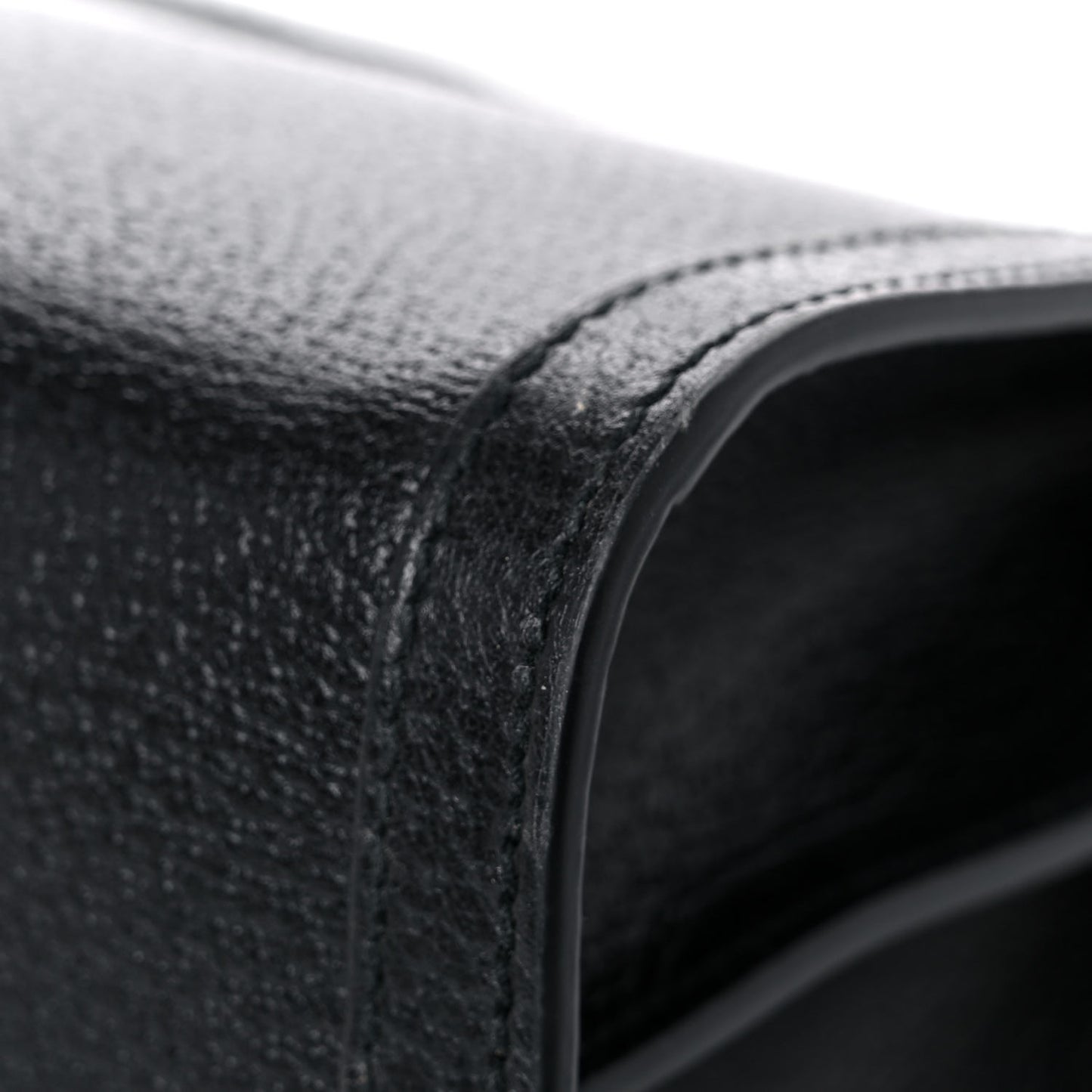 Textured Calfskin Web Medium Ophidia Chain Shoulder Bag Black