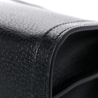 Gucci Textured Calfskin Web Medium Ophidia Chain Shoulder Bag Black 12 of 15