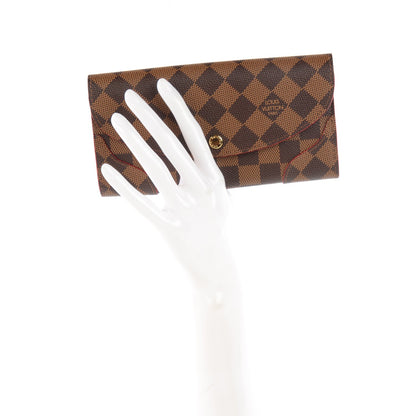 Louis Vuitton Damier Ebene Caissa Wallet Cherry 2 of 7