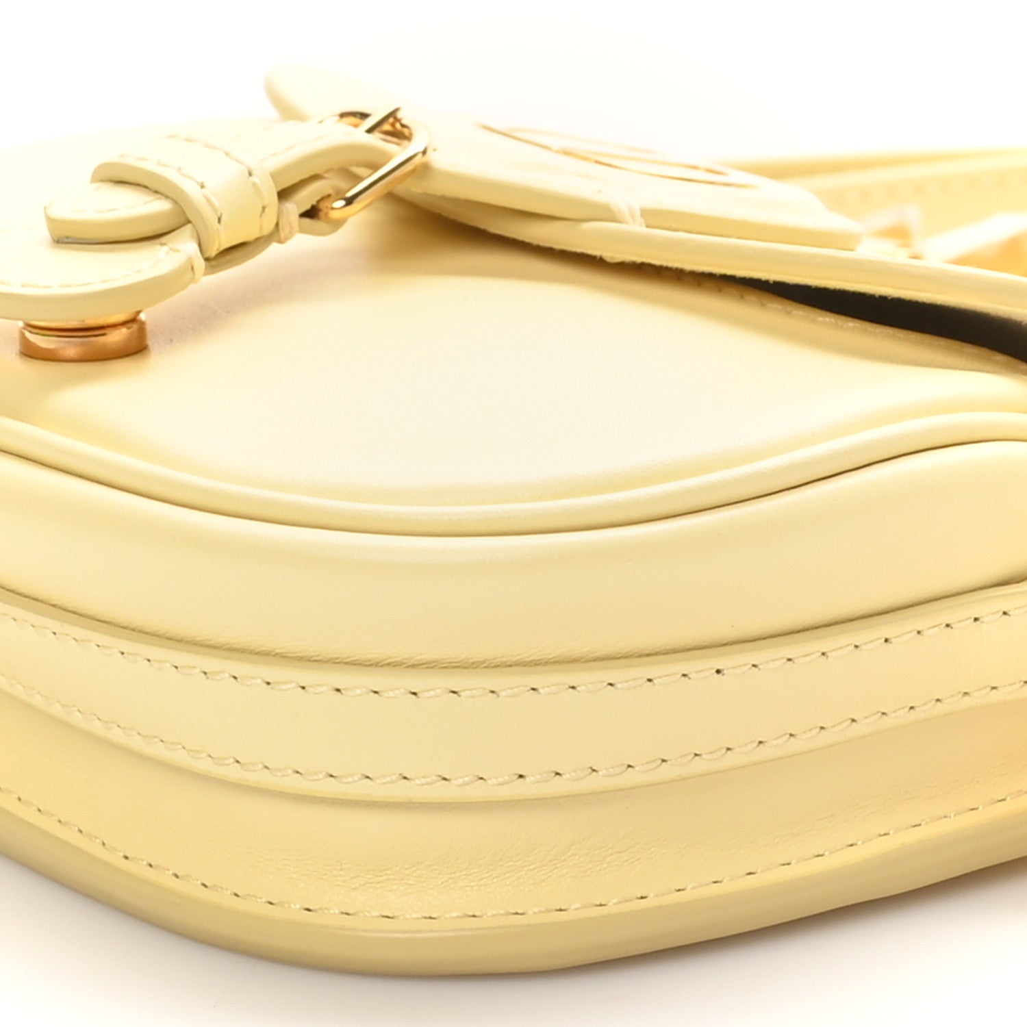 Christian Dior Box Calfskin Micro Bobby Flap Pale Yellow 9 of 10