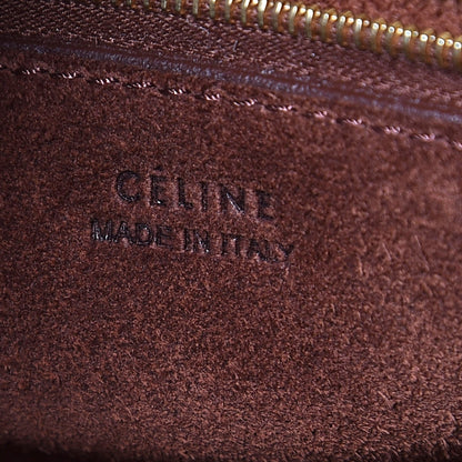 Celine Supersoft Calfskin Sangle Bucket Bag Burgundy 6 of 6