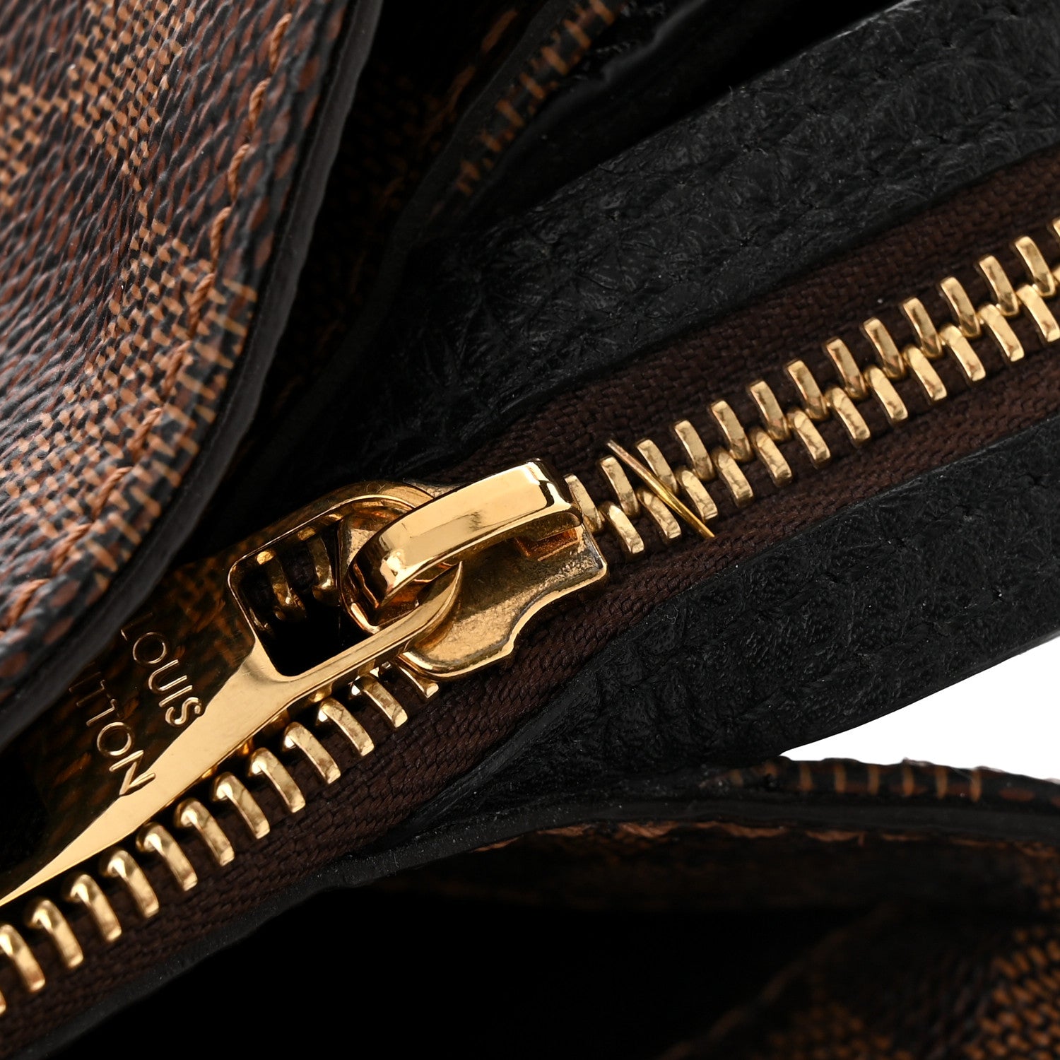 Louis Vuitton Cuir Taurillon Damier Ebene Normandy Black 12 of 13