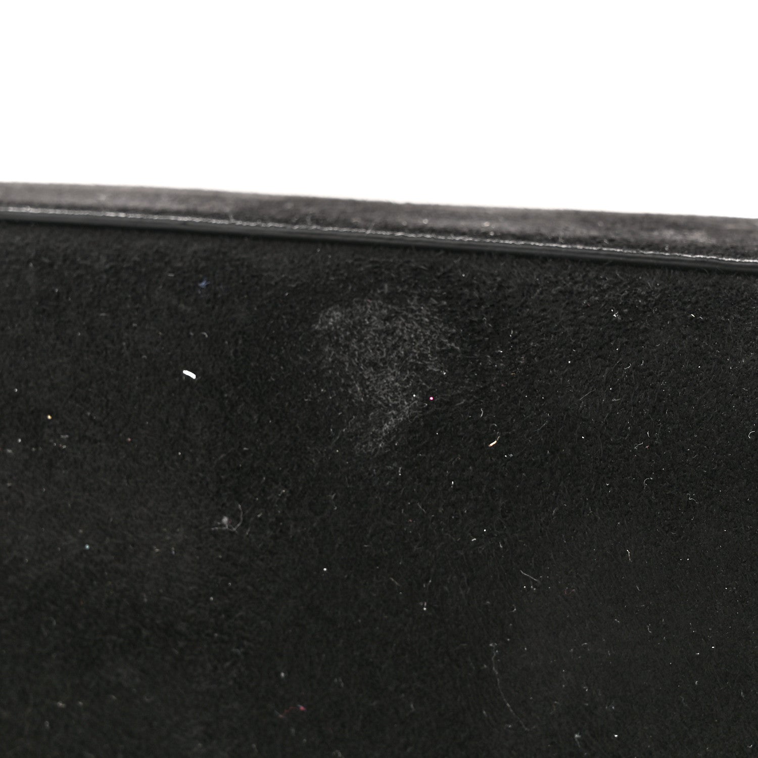 Saint Laurent Suede Embroidered Small Monogram Kate Satchel Black 12 of 13