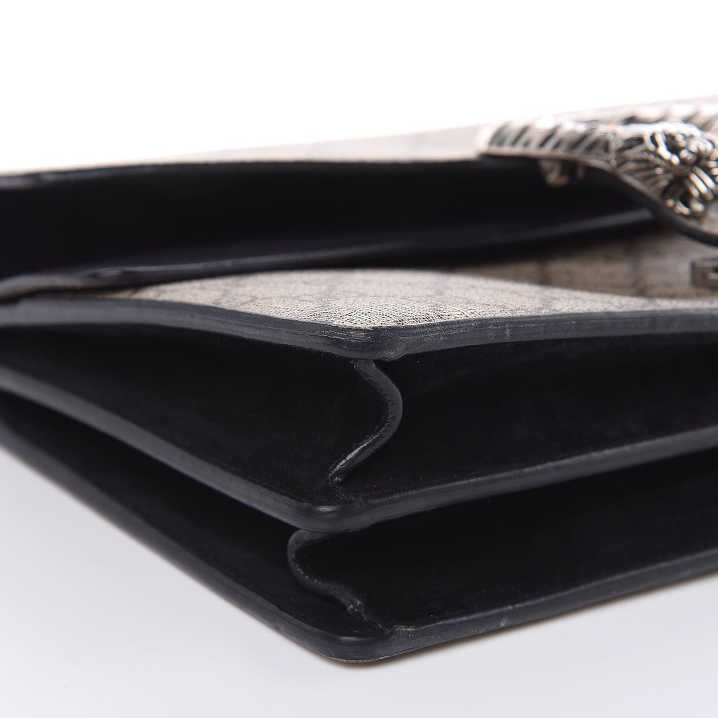 GG Supreme Monogram Small Dionysus Shoulder Bag Black