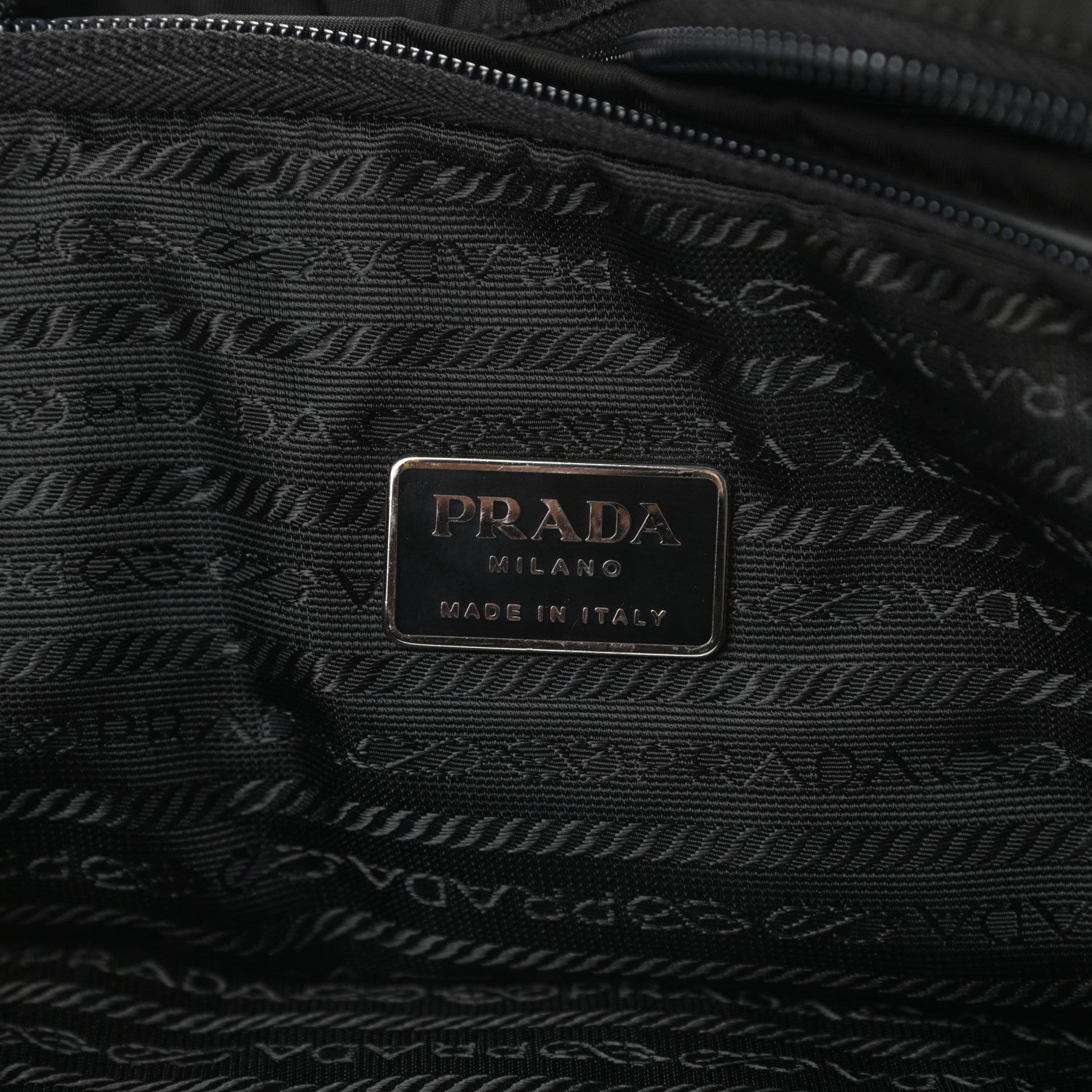 Prada Tessuto Nylon Travel Briefcase Black 7 of 11
