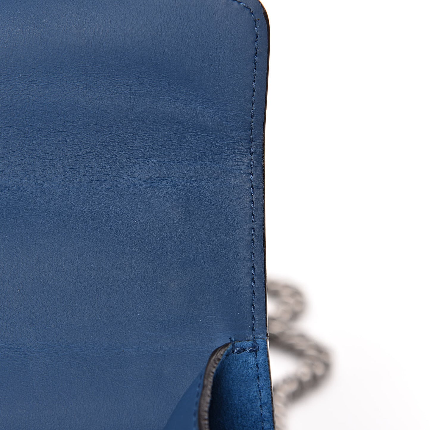 Suede Mini Dionysus Shoulder Bag Blue