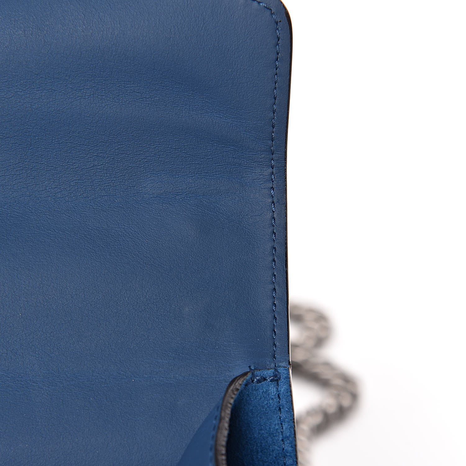 Gucci Suede Mini Dionysus Shoulder Bag Blue 8 of 12