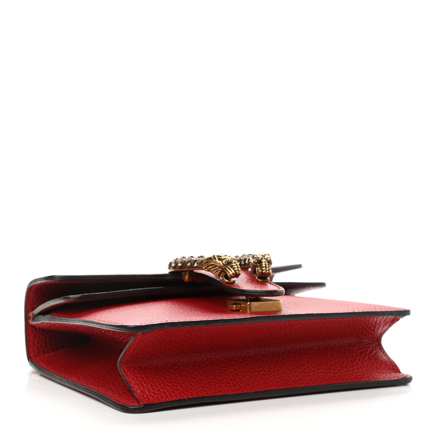 Gucci Calfskin Mini Dionysus Shoulder Bag Hibiscus Red 4 of 10