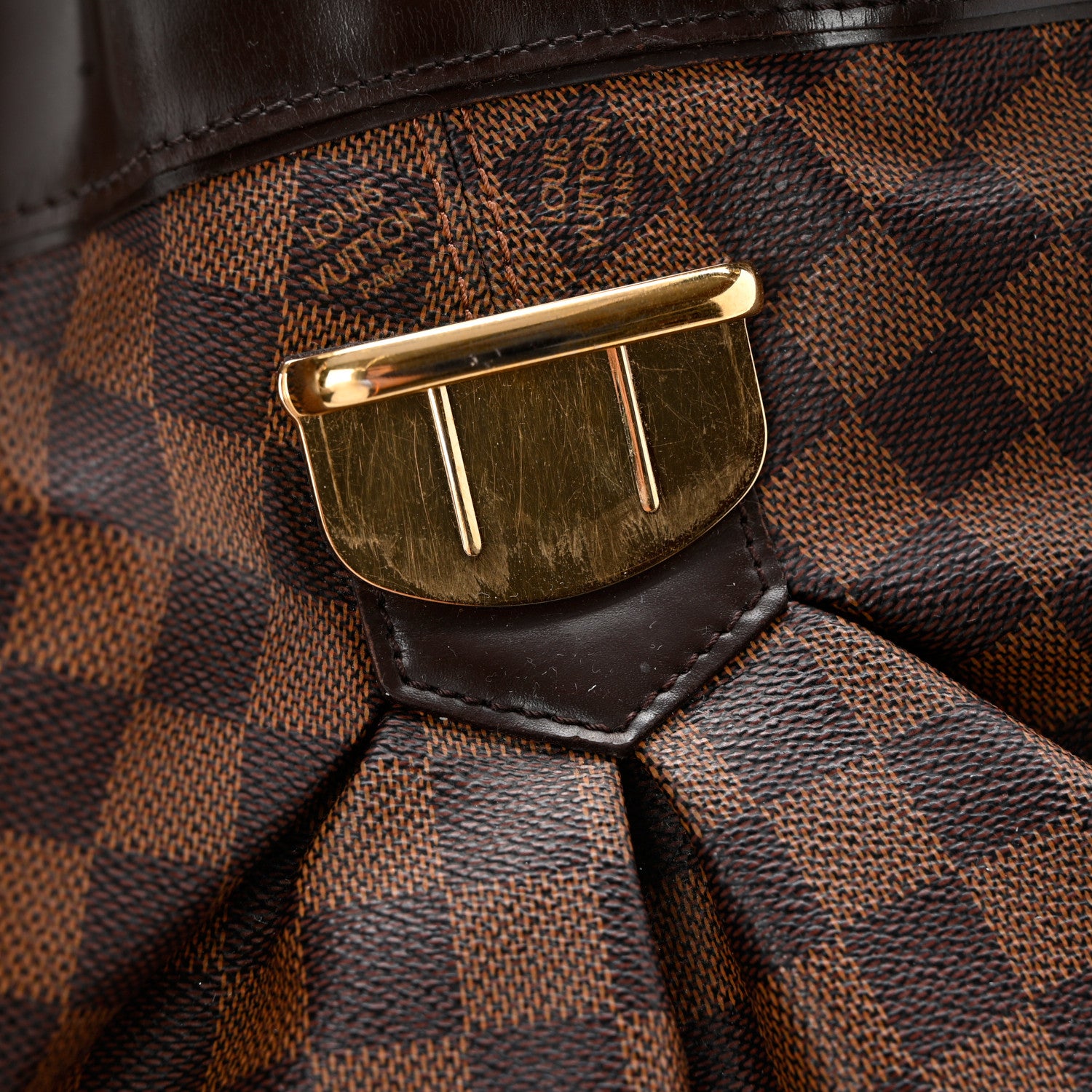 Louis Vuitton Damier Ebene Sistina GM 8 of 9