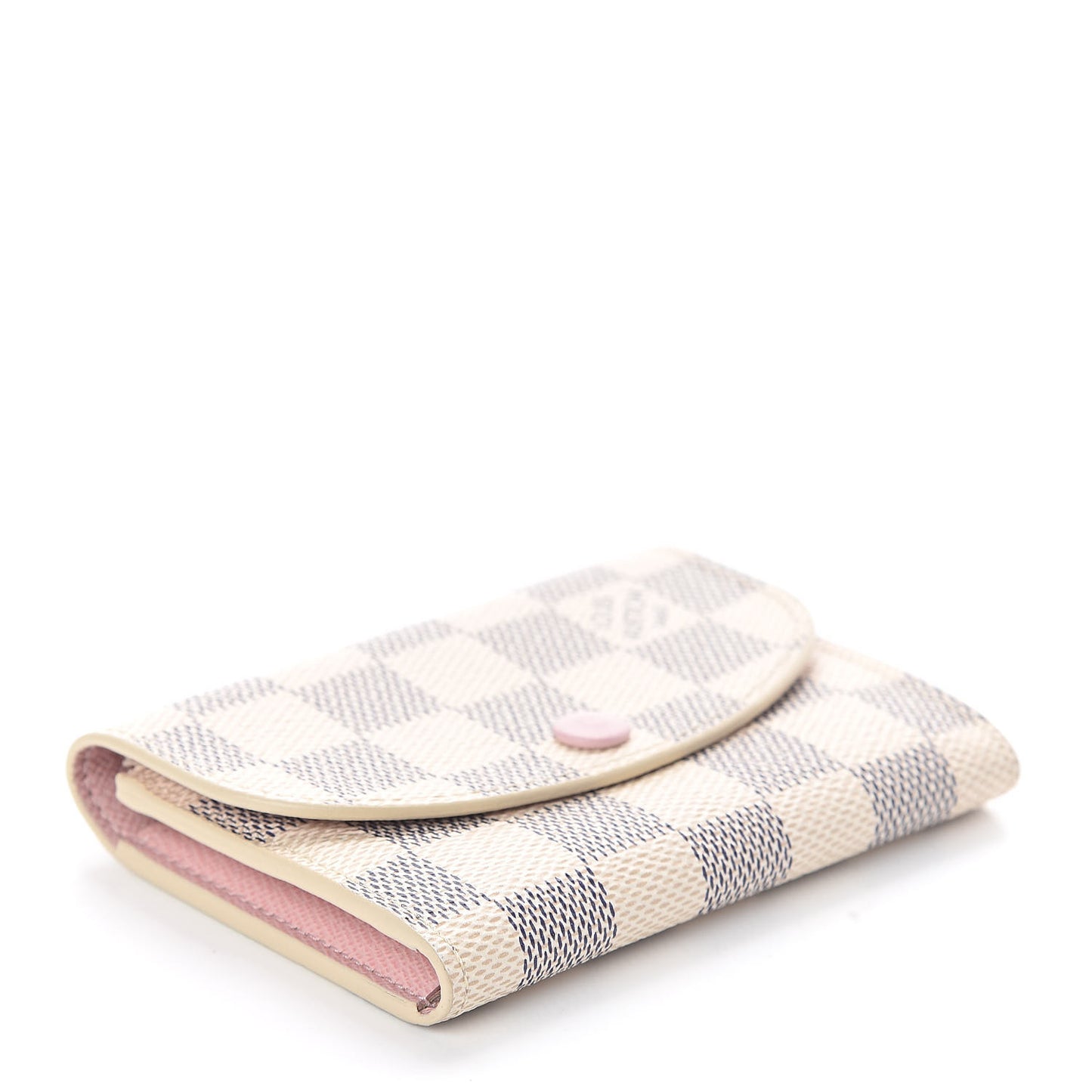 Damier Azur Rosalie Coin Purse Rose Ballerine