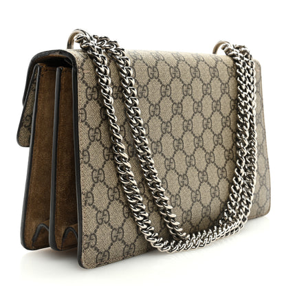 Gucci GG Supreme Monogram Small Dionysus Shoulder Bag Taupe 3 of 9