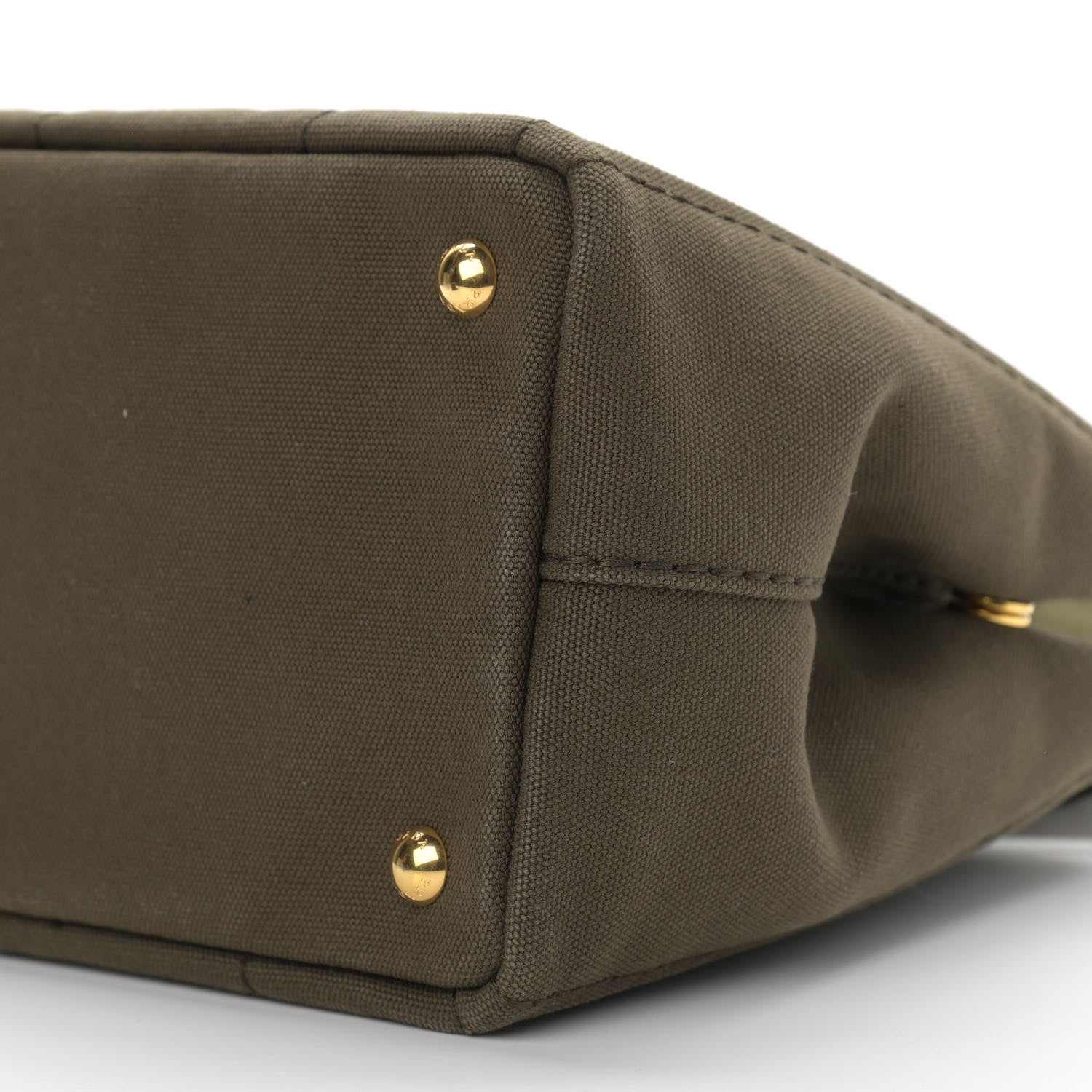 Prada Canapa Small Logo Tote Khaki 8 of 8