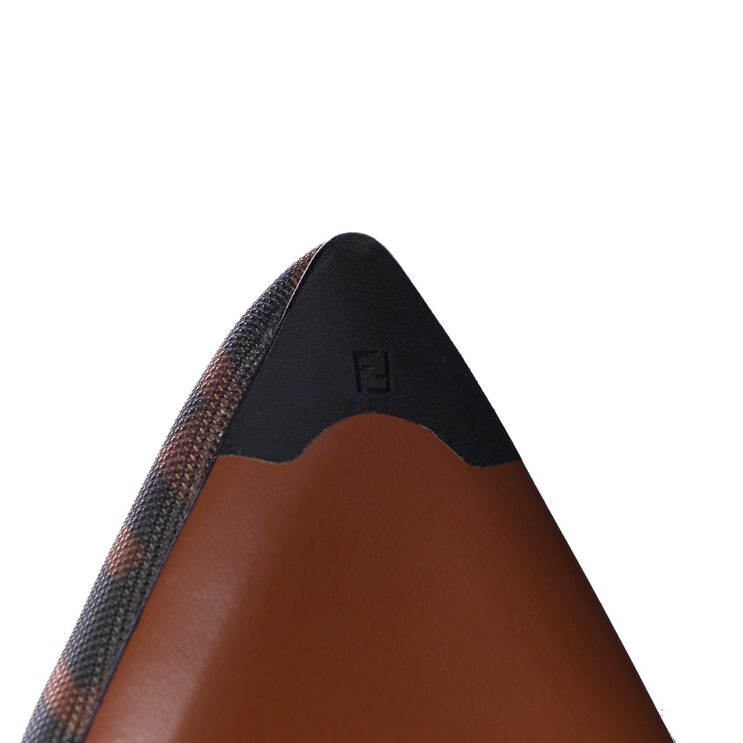 Technical Mesh Vitello FF Colibri Flat Mules 40.5 Tobacco Moro Camelia