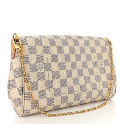 Louis Vuitton Damier Azur Favorite MM 3 of 13