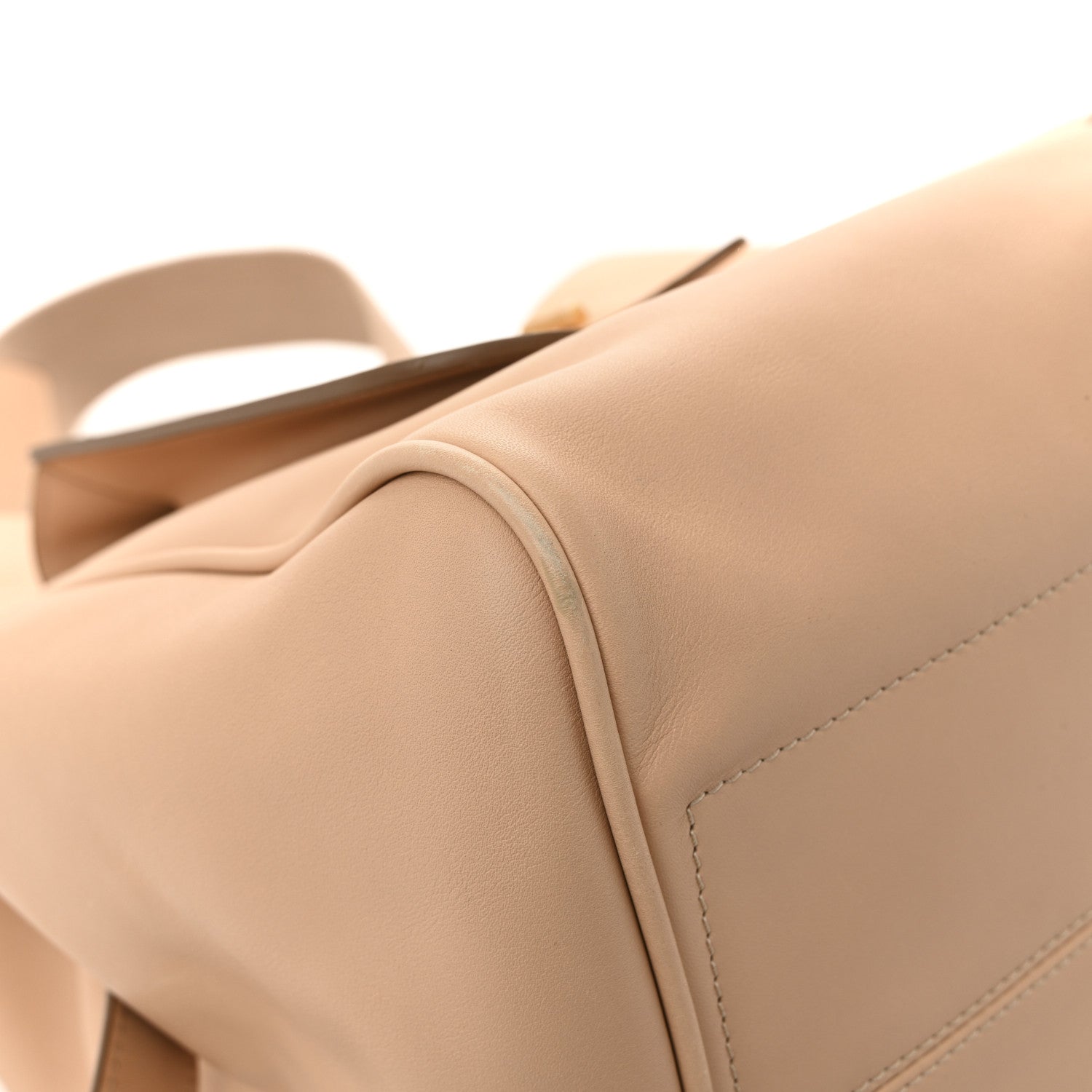 Tom Ford Calfskin Hollywood T Twist Tote Oat 10 of 11