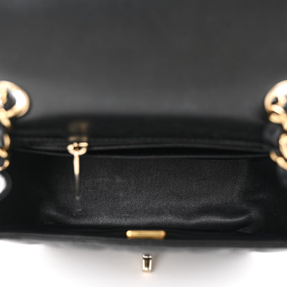 Chanel Lambskin Quilted Mini Square Flap Black 5 of 11