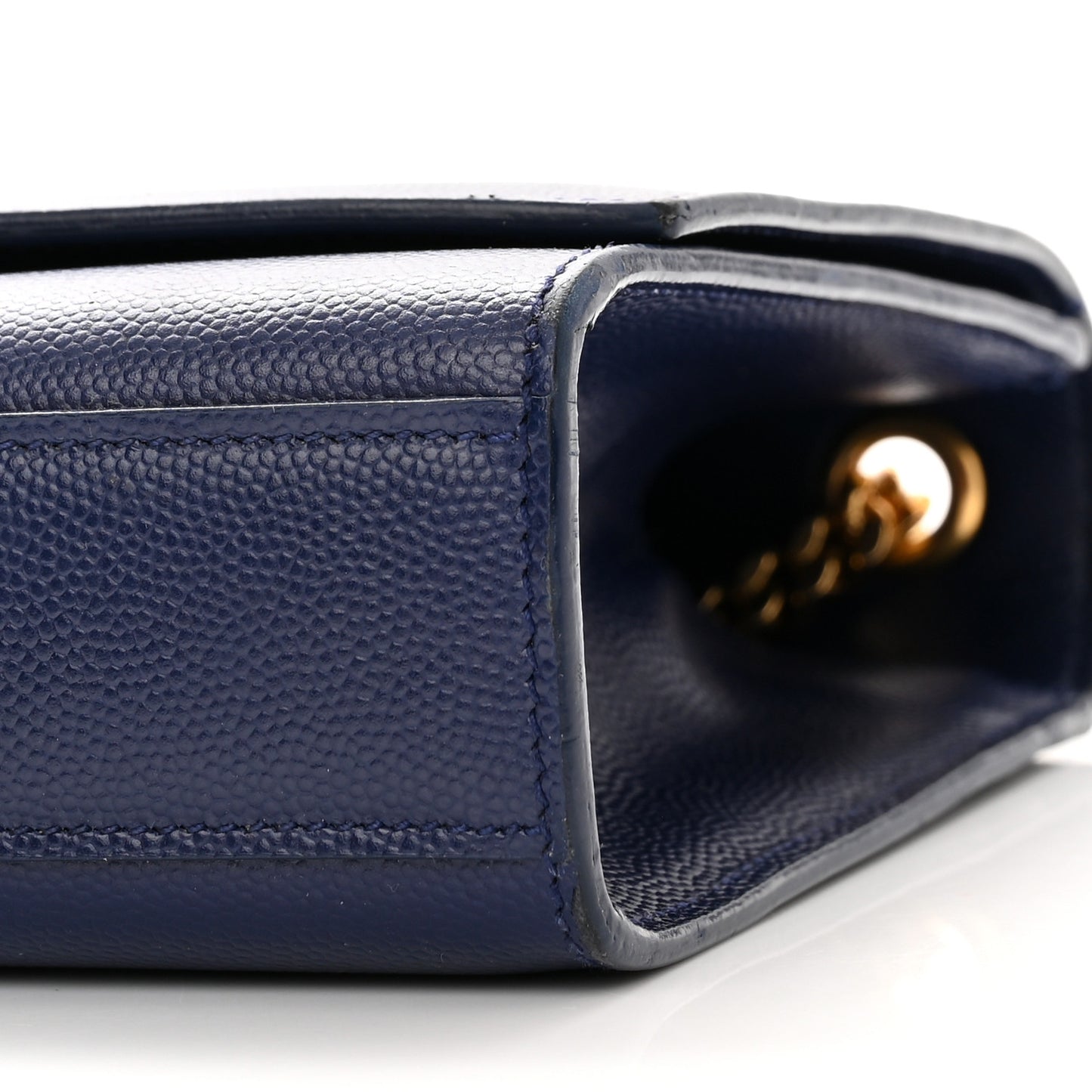 Grain De Poudre Medium Classic Monogram Kate Satchel Flash Blue