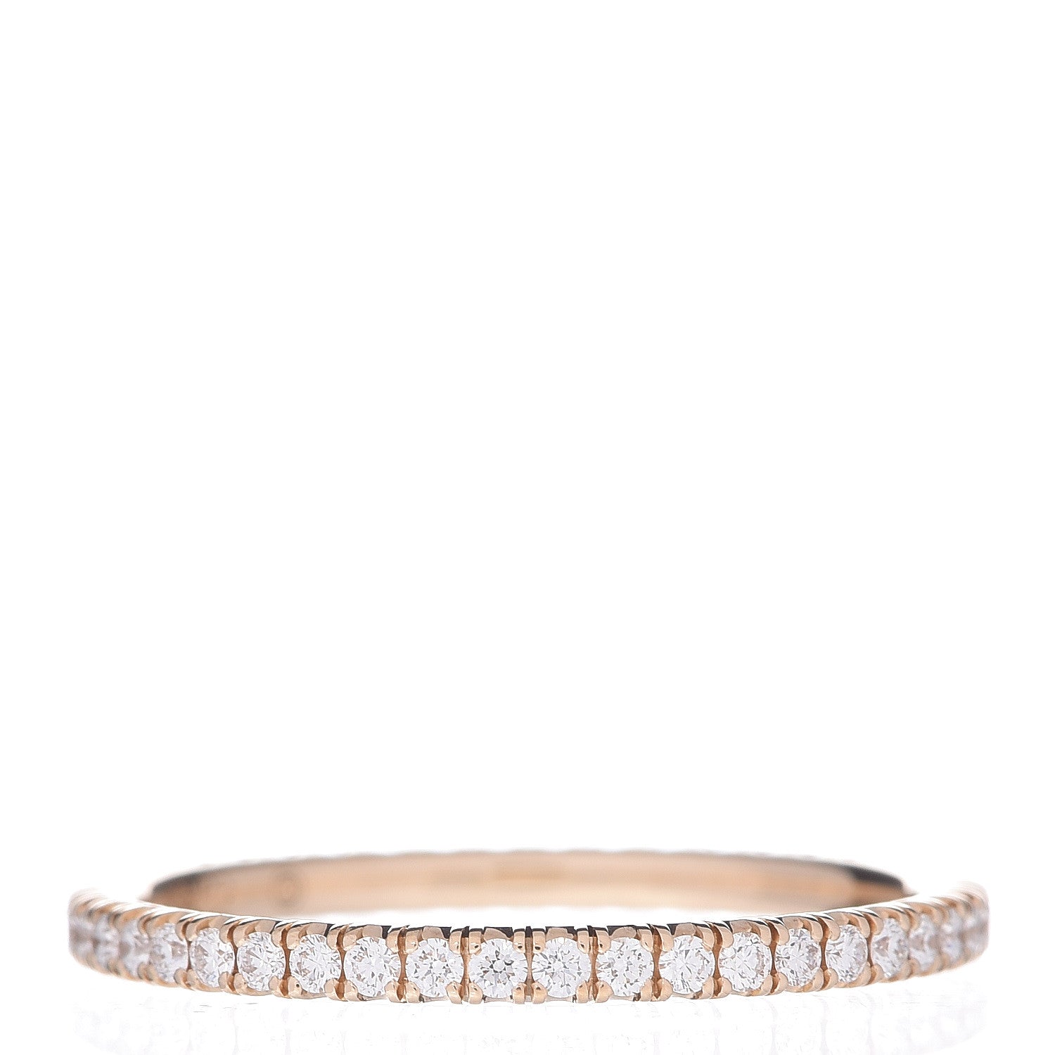 Cartier 18K Yellow Gold Diamond Etincelle De Eternity Ring 48 4.5 3 of 5