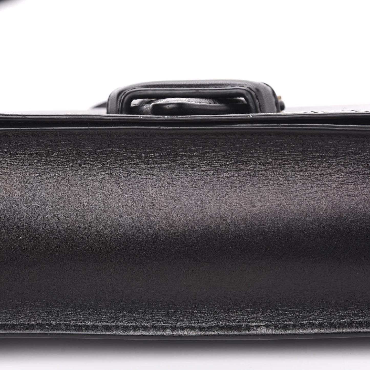 Calfskin Mini Barcelona Shoulder Bag Black