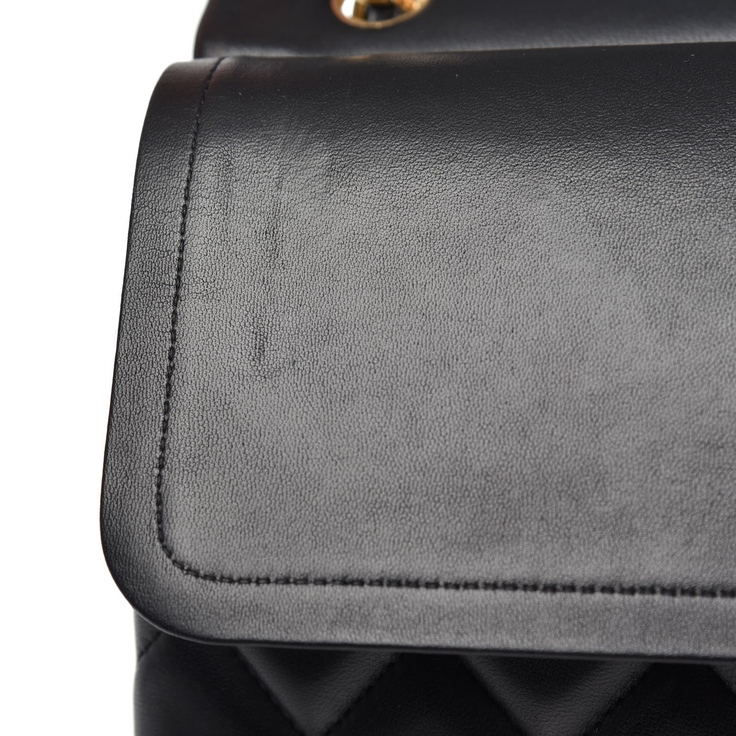 Chanel Lambskin Quilted Jumbo Double Flap Black 17 of 17