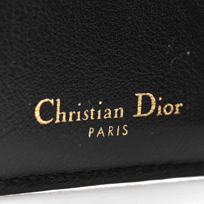 Christian Dior Oblique Saddle Lotus Wallet Blue 6 of 6