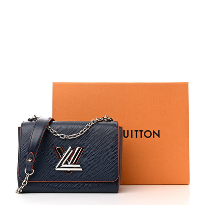 Louis Vuitton Epi Twist Shoulder Bag MM Indigo Piment 11 of 11