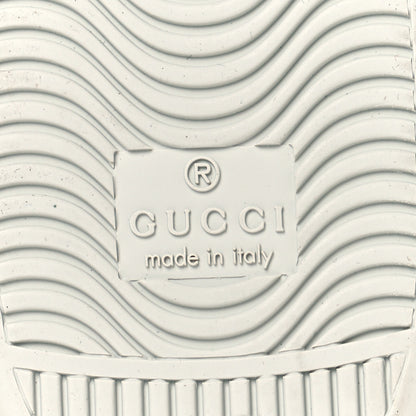 Gucci Metallic Nappa Web Blind for Love Womens Ace Sneakers 37.5 Oro 8 of 9