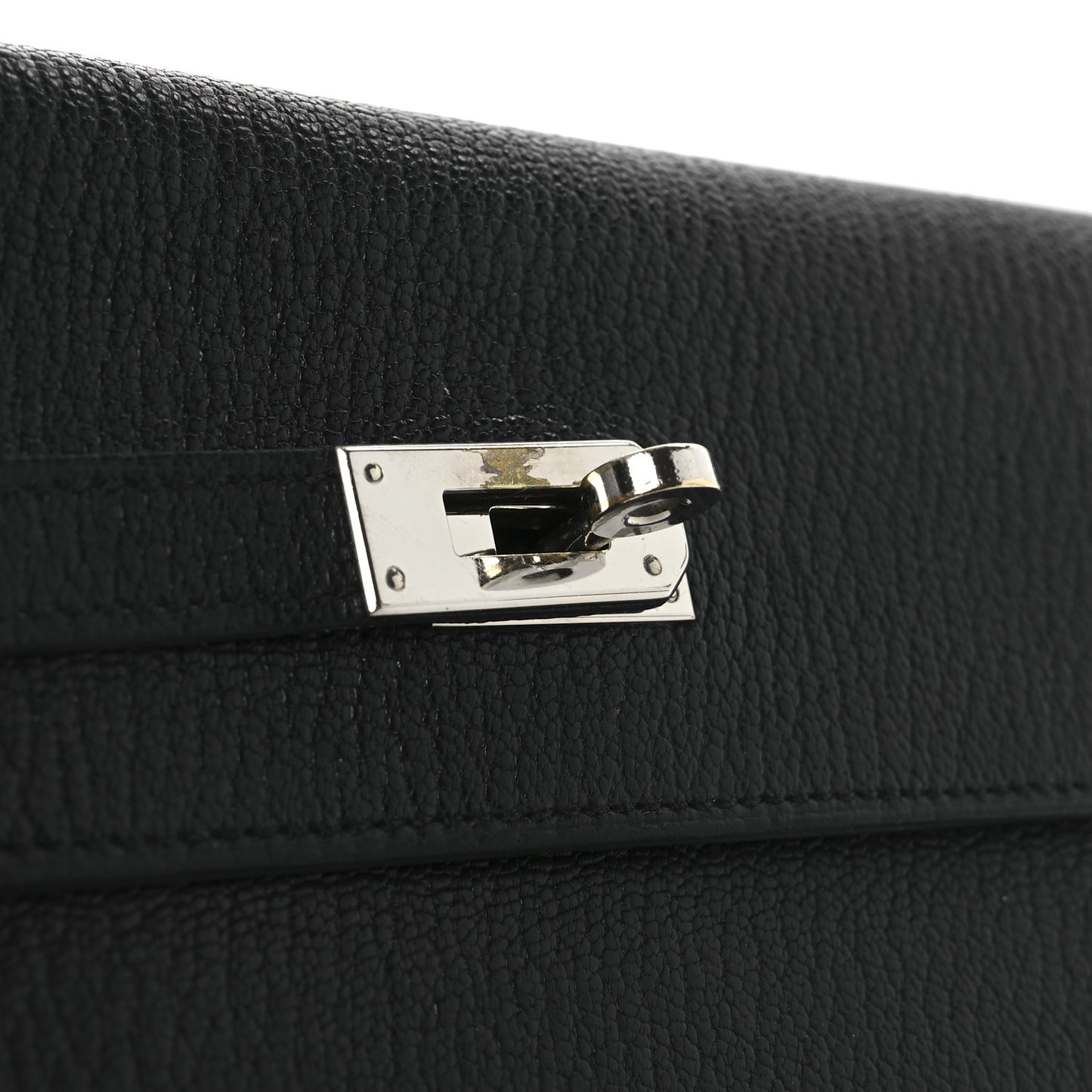 Chevre Mysore Kelly Longue Wallet Black
