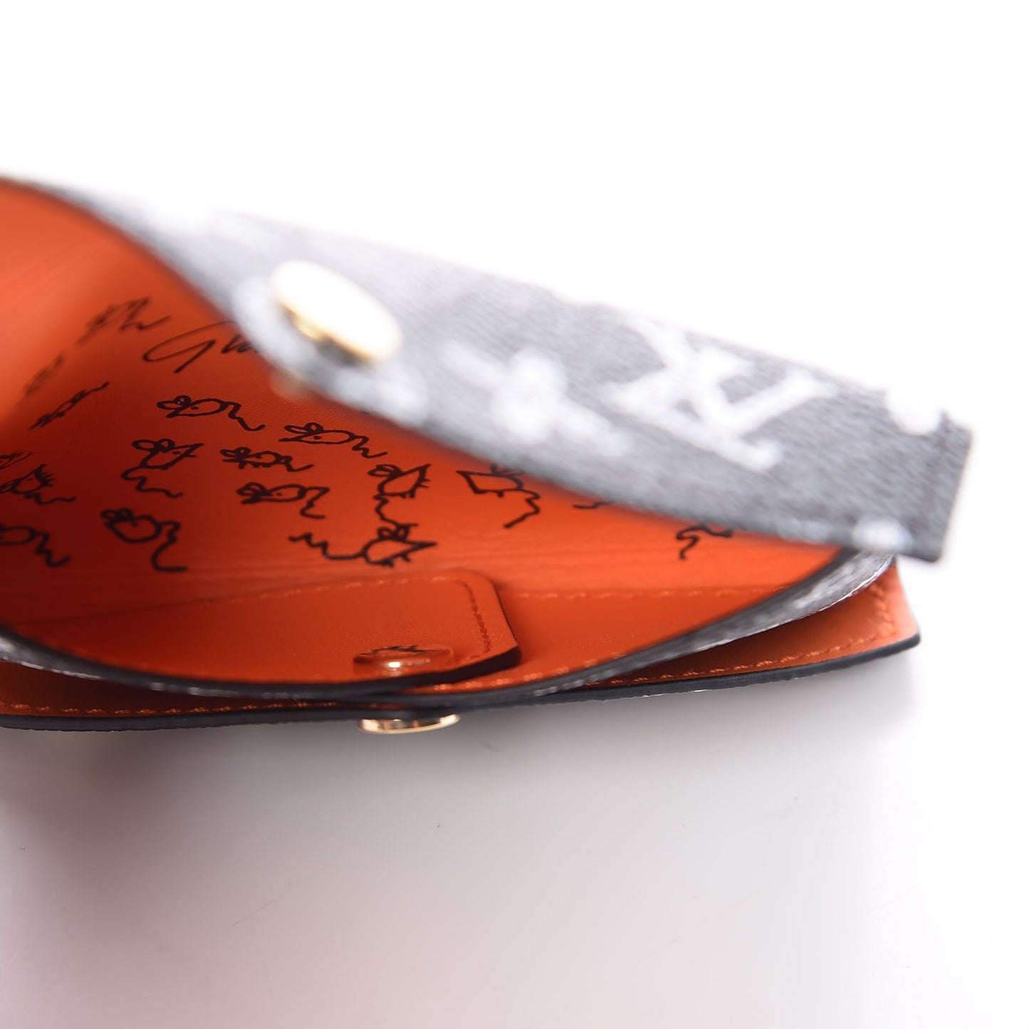 Catogram Kirigami Pochette Set Marron White Black